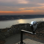 Palisades Scenic Byway NJ - Rockefeller Lookout at Sunset
